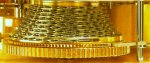 1997 Russian Submarine Clock fusee and chain