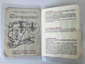 Instructions for Smiths K7A Floating Balance Clock