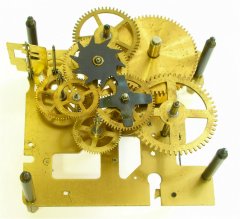 Schatz Royal Mariner clock showing the gears