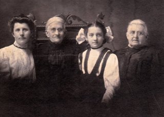 four generations of Headrick ancestors