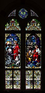 painted glass window