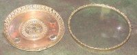 clock dial pan and bezel ready to be polished