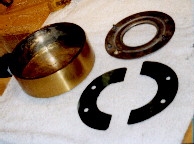 new inserts from sheet metal to install new Atmos bellows in housing