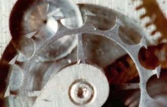 Escape Wheel in a watch with a cylinder escapement