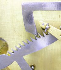 rack and count lever should not be oiled