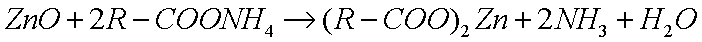 formation of zinc soap