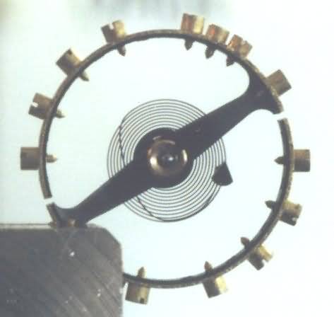 balance wheel from a pocket watch