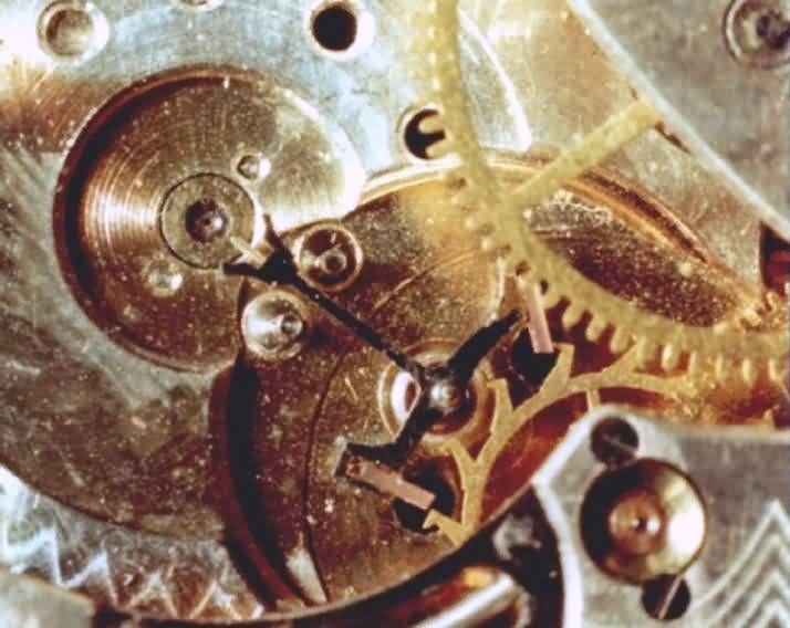 balance hole jewel next to the pallet fork