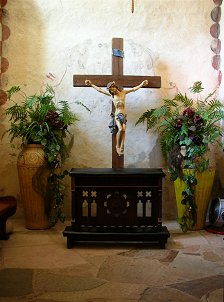 Christ on the Cross in Conception of Acu�a in San Antonio Texas