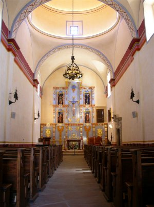 Mission of San Jose in San Antonio Texas interior