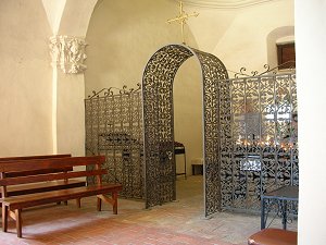 Mission of San Jose in San Antonio Texas interior