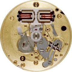 Accutron calendar parts removed