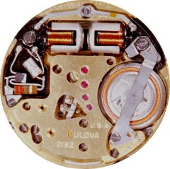 Accutron battery visible