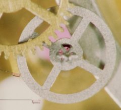 Accutron index wheel teeth visible