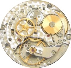 Rolex 1570 automatic parts removed
