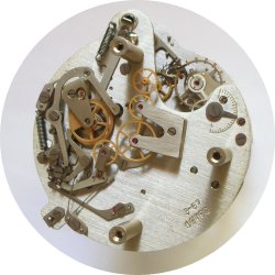 Russian Mig clock movement