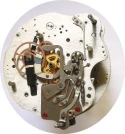 Russian Mig clock front plate