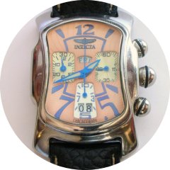 Invicta quartz analog chronograph watch
