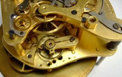 Jaeger Le Coultre aircraft clock with chronograph
