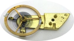 balance wheel with cylinder